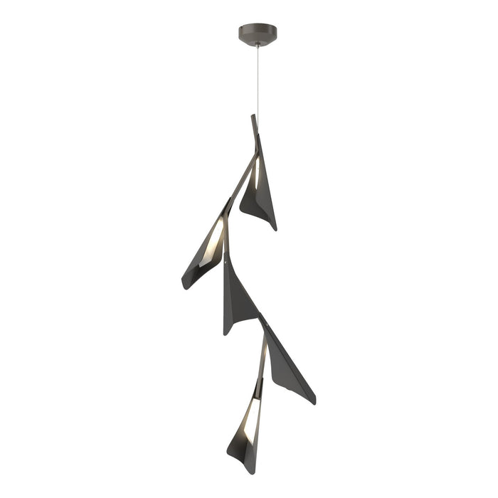 Hubbardton Forge 135006-LED-STND-07-10 LED Pendant, Dark Smoke