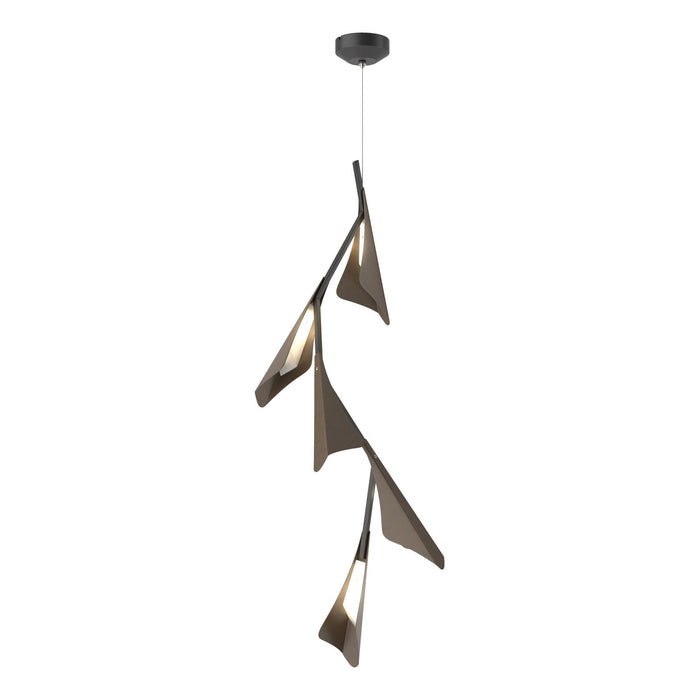 Hubbardton Forge 135006-LED-STND-10-10 LED Pendant, Black