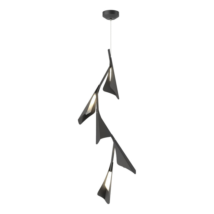 Hubbardton Forge 135006-LED-STND-10-10 LED Pendant, Black