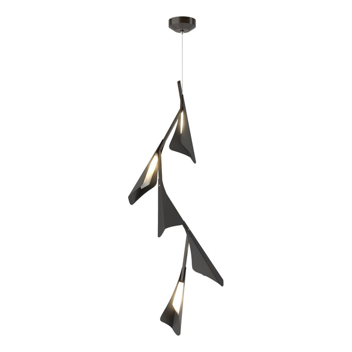 Hubbardton Forge 135006-LED-STND-14-10 LED Pendant, Oil Rubbed Bronze
