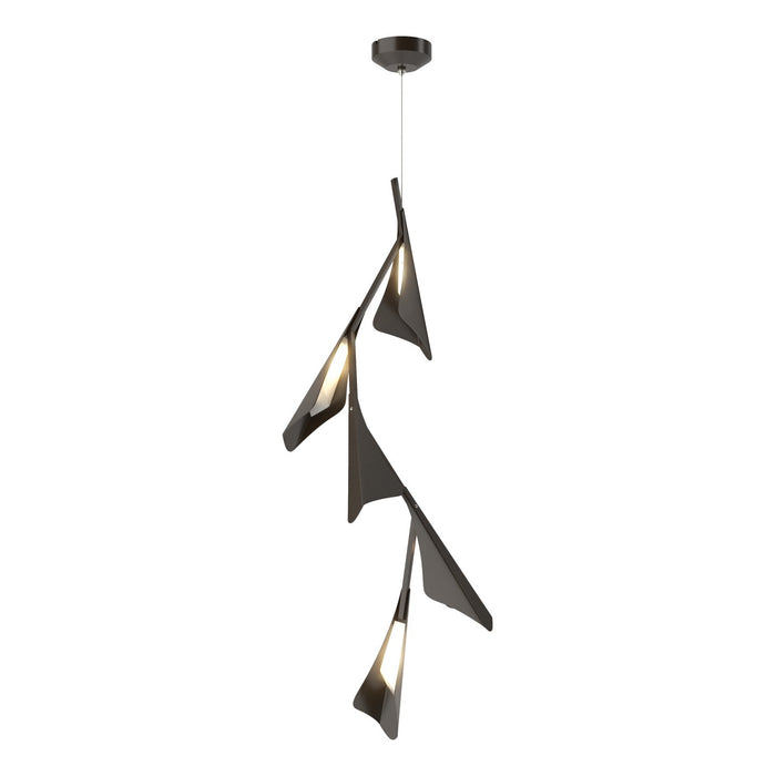 Hubbardton Forge 135006-LED-STND-14-14 LED Pendant, Oil Rubbed Bronze