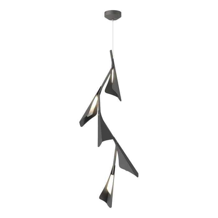 Hubbardton Forge 135006-LED-STND-20-10 LED Pendant, Natural Iron
