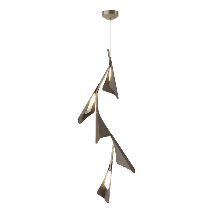 Hubbardton Forge 135006-LED-STND-84-05 LED Pendant, Soft Gold