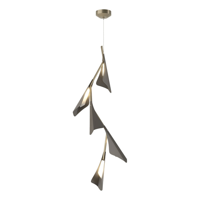Hubbardton Forge 135006-LED-STND-84-07 LED Pendant, Soft Gold