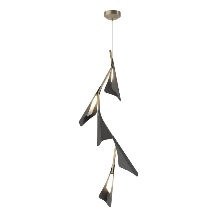 Hubbardton Forge 135006-LED-STND-84-10 LED Pendant, Soft Gold