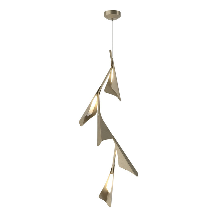 Hubbardton Forge 135006-LED-STND-84-84 LED Pendant, Soft Gold