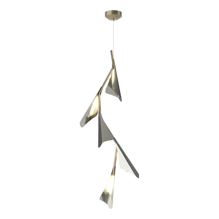 Hubbardton Forge 135006-LED-STND-84-85 LED Pendant, Soft Gold