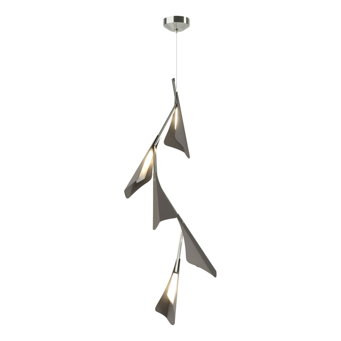 Hubbardton Forge 135006-LED-STND-85-07 LED Pendant, Sterling