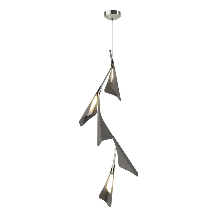 Hubbardton Forge 135006-LED-STND-85-20 LED Pendant, Sterling