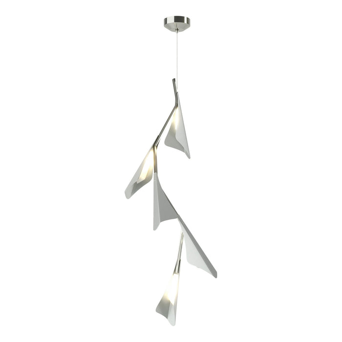 Hubbardton Forge 135006-LED-STND-85-82 LED Pendant, Sterling