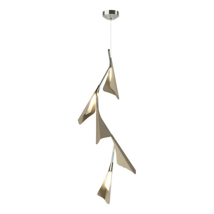 Hubbardton Forge 135006-LED-STND-85-84 LED Pendant, Sterling