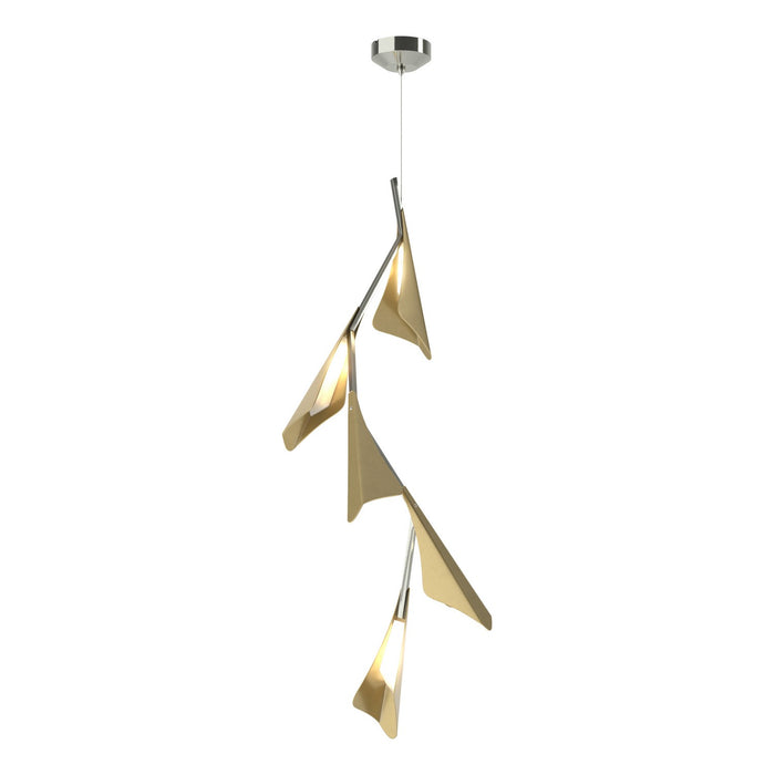 Hubbardton Forge 135006-LED-STND-85-86 LED Pendant, Sterling