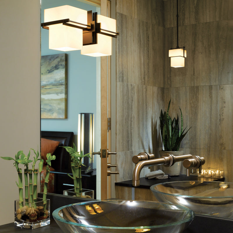 Hubbardton Forge 207831-SKT-07-GG0106 One Light Wall Sconce, Dark Smoke
