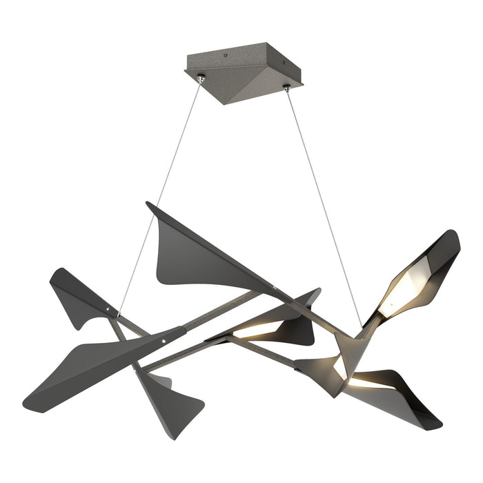 Hubbardton Forge 135007-LED-STND-20-10 LED Pendant, Natural Iron