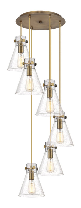 Innovations 116-410-1PS-BB-G411-8SDY Nine Light Pendant, Brushed Brass