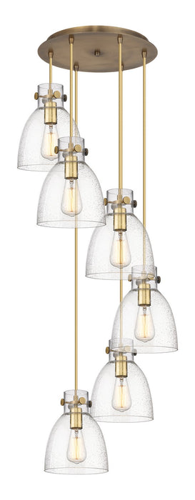 Innovations 116-410-1PS-BB-G412-8SDY One Light Pendant, Brushed Brass