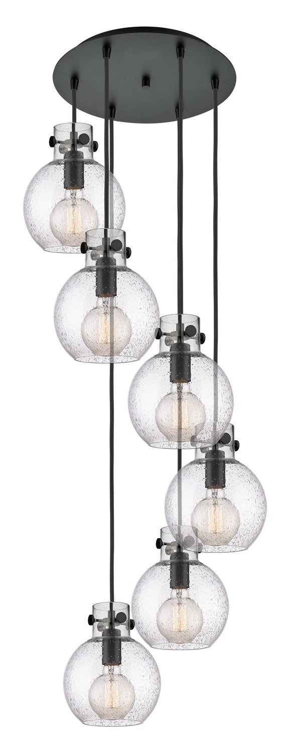 Innovations 116-410-1PS-BK-G410-8SDY Four Light Pendant, Matte Black