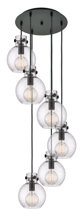 Innovations 116-410-1PS-BK-G410-8SDY Four Light Pendant, Matte Black