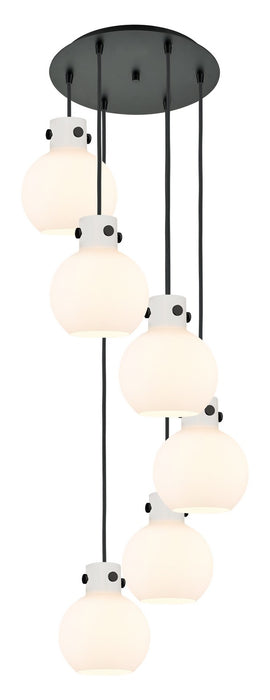 Innovations 116-410-1PS-BK-G410-8WH LED Pendant, Matte Black