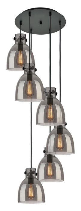 Innovations 116-410-1PS-BK-G412-8SM Two Light Pendant, Matte Black