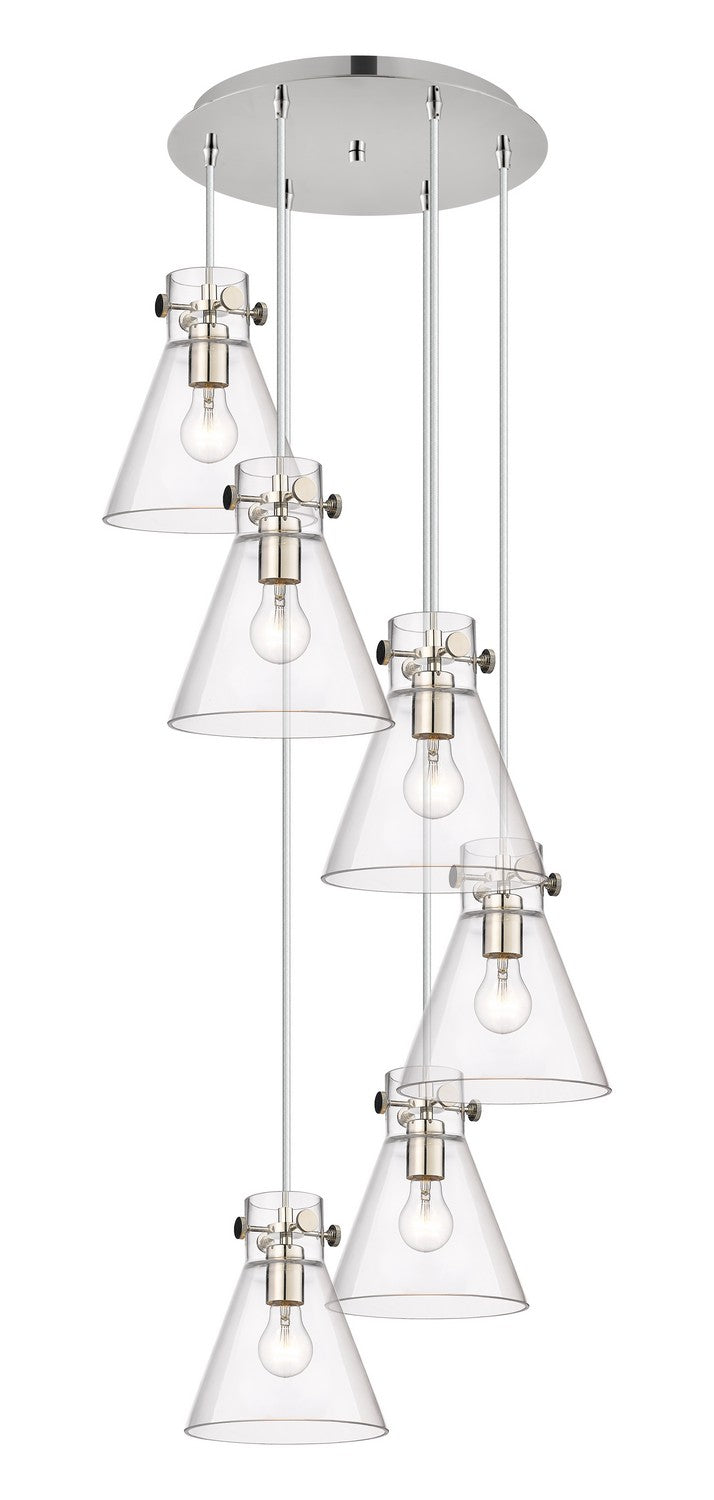 Innovations 116-410-1PS-PN-G411-8CL LED Pendant, Polished Nickel