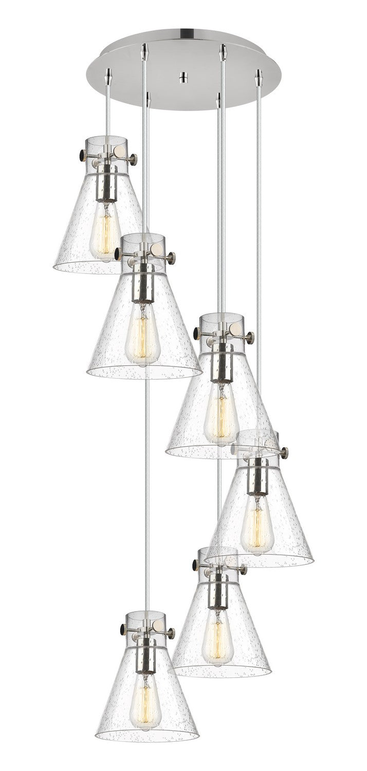 Innovations 116-410-1PS-PN-G411-8SDY Three Light Pendant, Polished Nickel