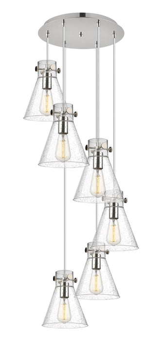 Innovations 116-410-1PS-PN-G411-8SDY Three Light Pendant, Polished Nickel