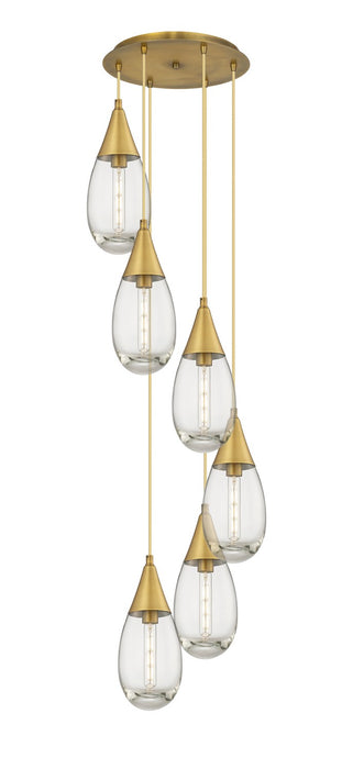 Innovations 116-450-1P-BB-G450-6CL LED Pendant, Brushed Brass
