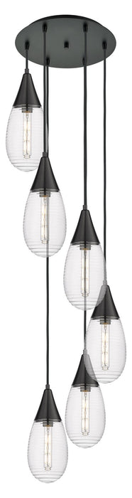 Innovations 116-450-1P-BK-G450-6SCL LED Pendant, Matte Black