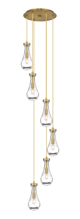 Innovations 116-451-1P-BB-G451-5CL LED Pendant, Brushed Brass