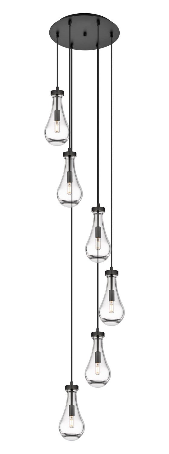 Innovations 116-451-1P-BK-G451-5CL LED Pendant, Matte Black