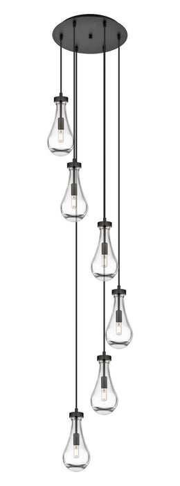 Innovations 116-451-1P-BK-G451-5CL LED Pendant, Matte Black