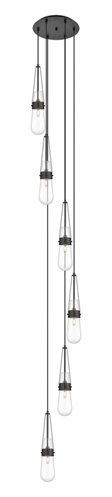 Innovations 116-452-1P-BK-G452-4CL LED Pendant, Matte Black