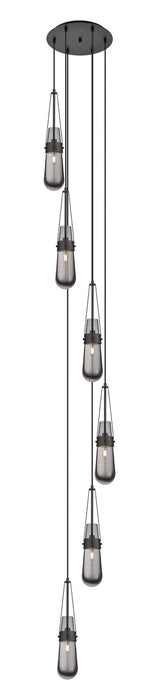 Innovations 116-452-1P-BK-G452-4SM LED Pendant, Matte Black