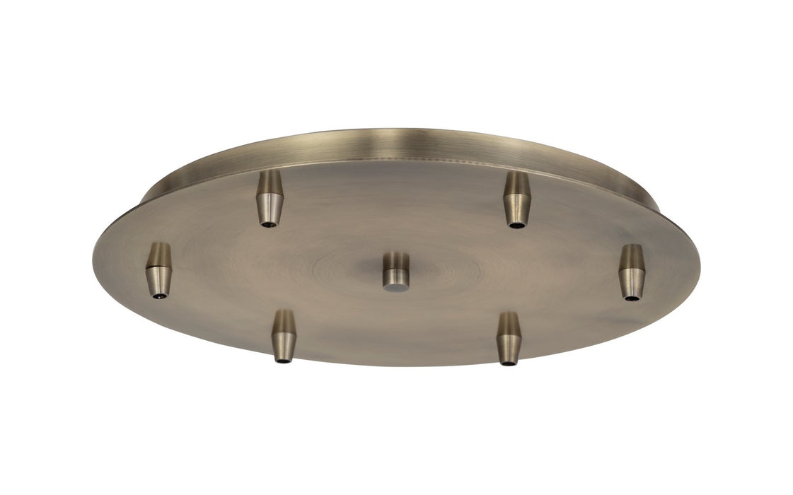 Innovations 116-AB Multi Port Canopy, Antique Brass