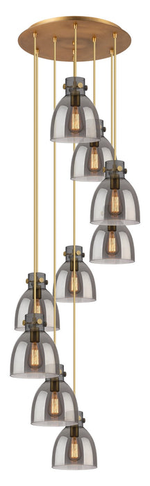 Innovations 119-410-1PS-BB-G412-8SM One Light Pendant, Brushed Brass