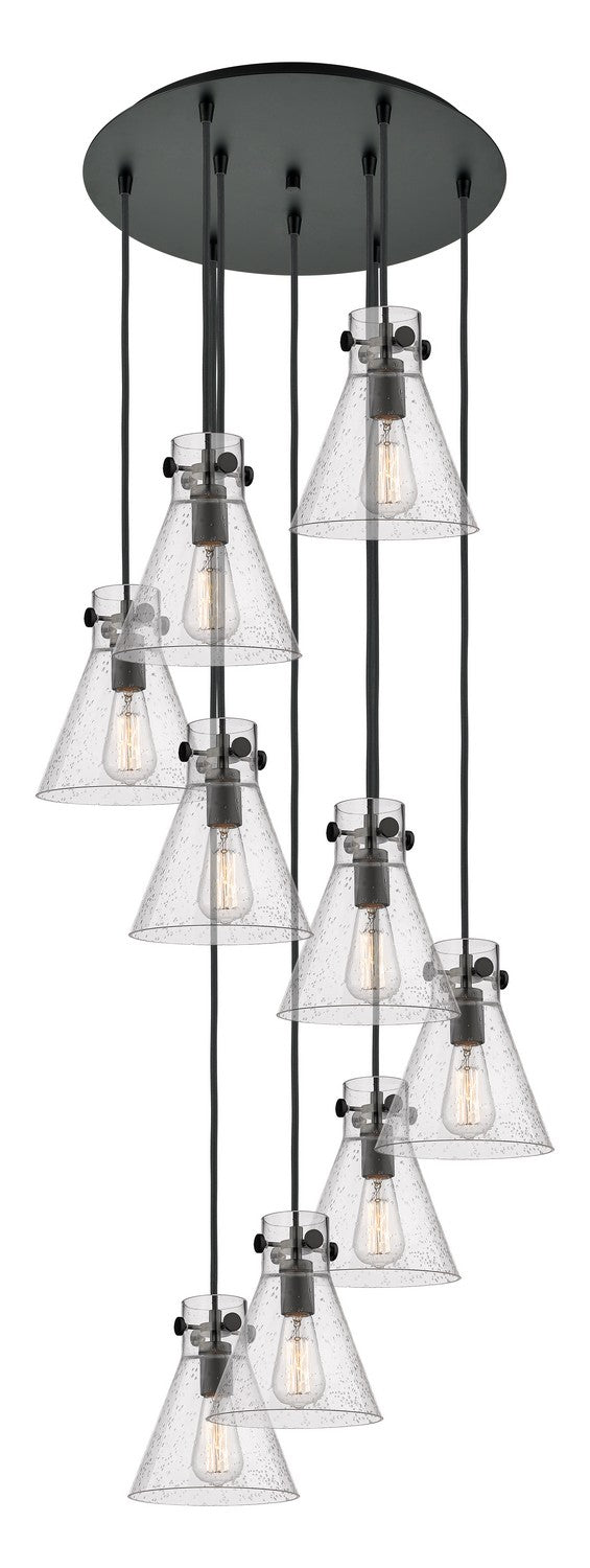 Innovations 119-410-1PS-BK-G411-8SDY Two Light Pendant, Matte Black