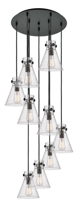 Innovations 119-410-1PS-BK-G411-8SDY Two Light Pendant, Matte Black