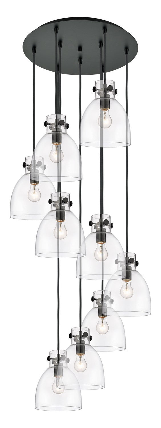 Innovations 119-410-1PS-BK-G412-8CL Two Light Pendant, Matte Black