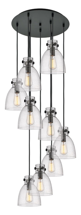 Innovations 119-410-1PS-BK-G412-8SDY Five Light Pendant, Matte Black