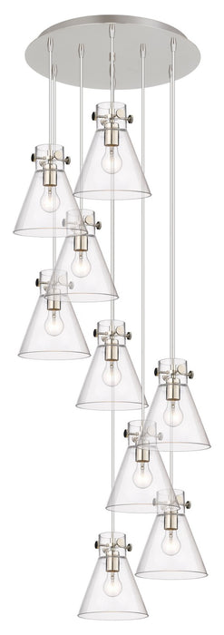 Innovations 119-410-1PS-PN-G411-8CL Seven Light Pendant, Polished Nickel