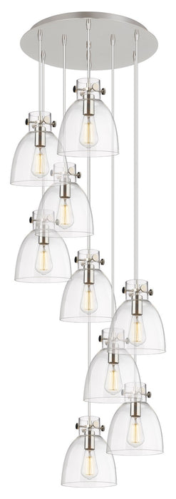 Innovations 119-410-1PS-PN-G412-8CL Nine Light Pendant, Polished Nickel