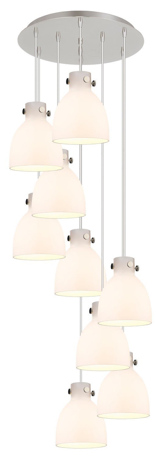 Innovations 119-410-1PS-PN-G412-8WH Eight Light Pendant, Polished Nickel