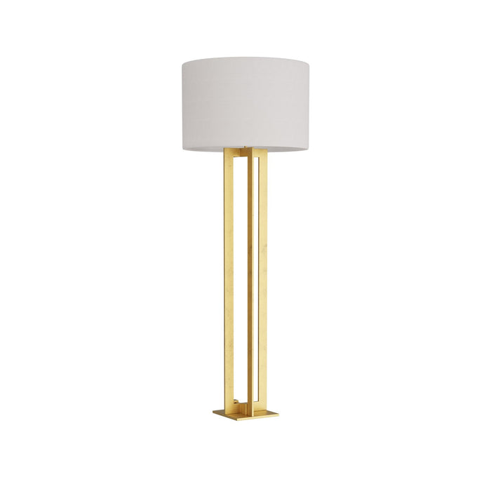 Arteriors 76015-120 One Light Floor Lamp, Gold Leaf