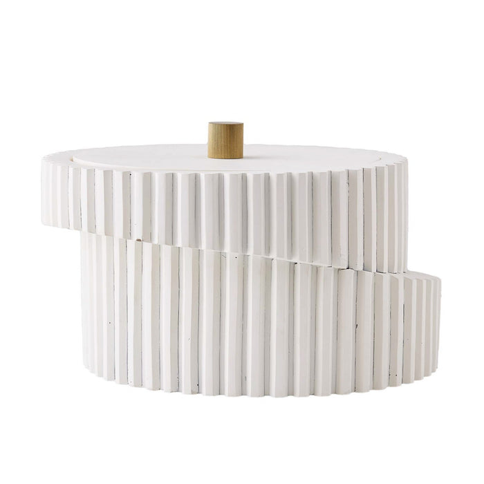 Arteriors ARC01 Container, Ivory