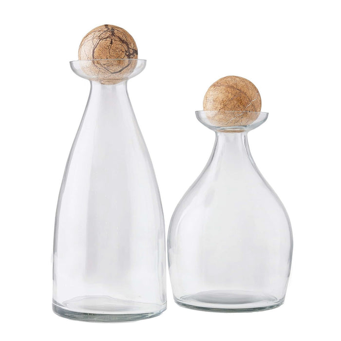 Arteriors ARI05 Decanters, Set of 2, Clear