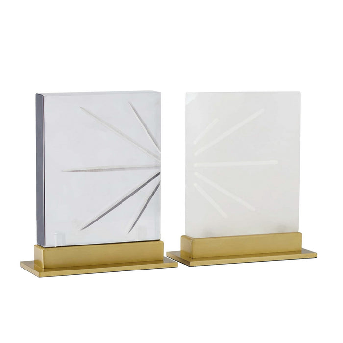 Arteriors ATC01 Sculptures, Set of 2, White