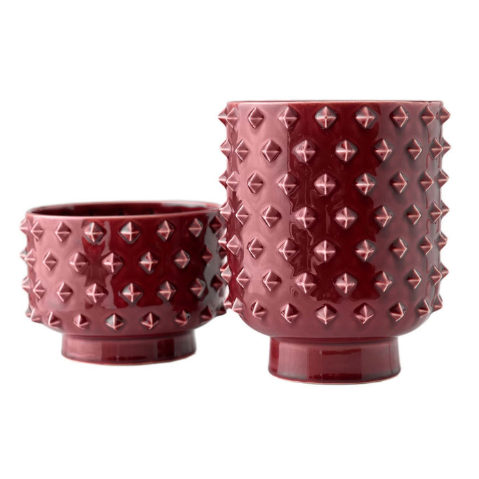 Arteriors AVC06 Vases, Set of 2, Garnet
