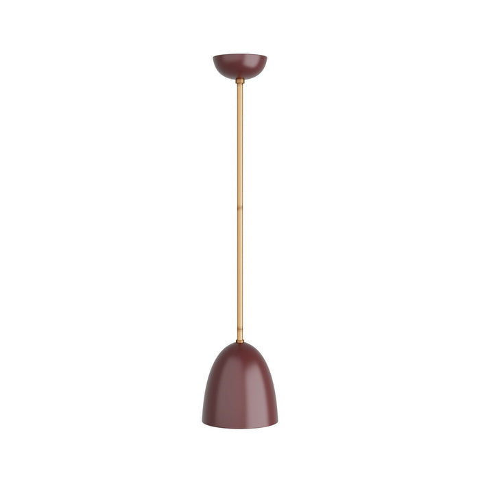 Arteriors DFC01 One Light Flush Mount, Oxblood