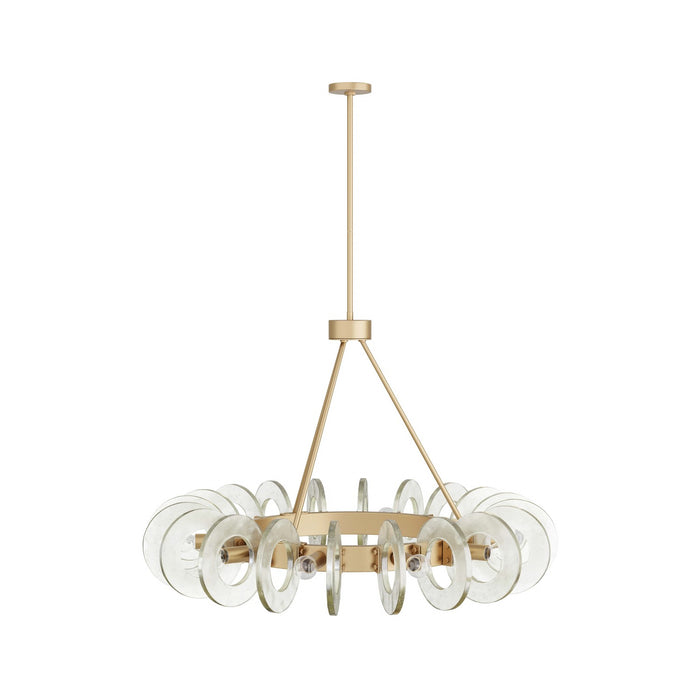 Arteriors DMC06 Ten Light Chandelier, Clear Seedy